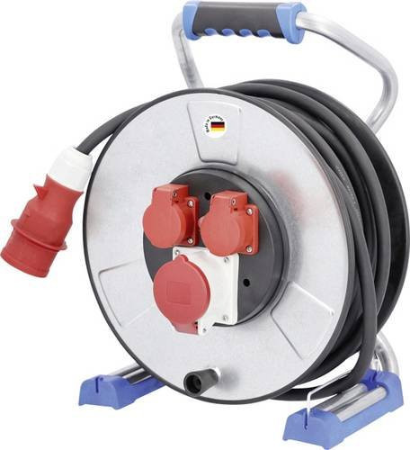AS Schwabe Metall-Kabeltrommel XPERTS IRON-COAT Schwarz 25 m - Bild 2