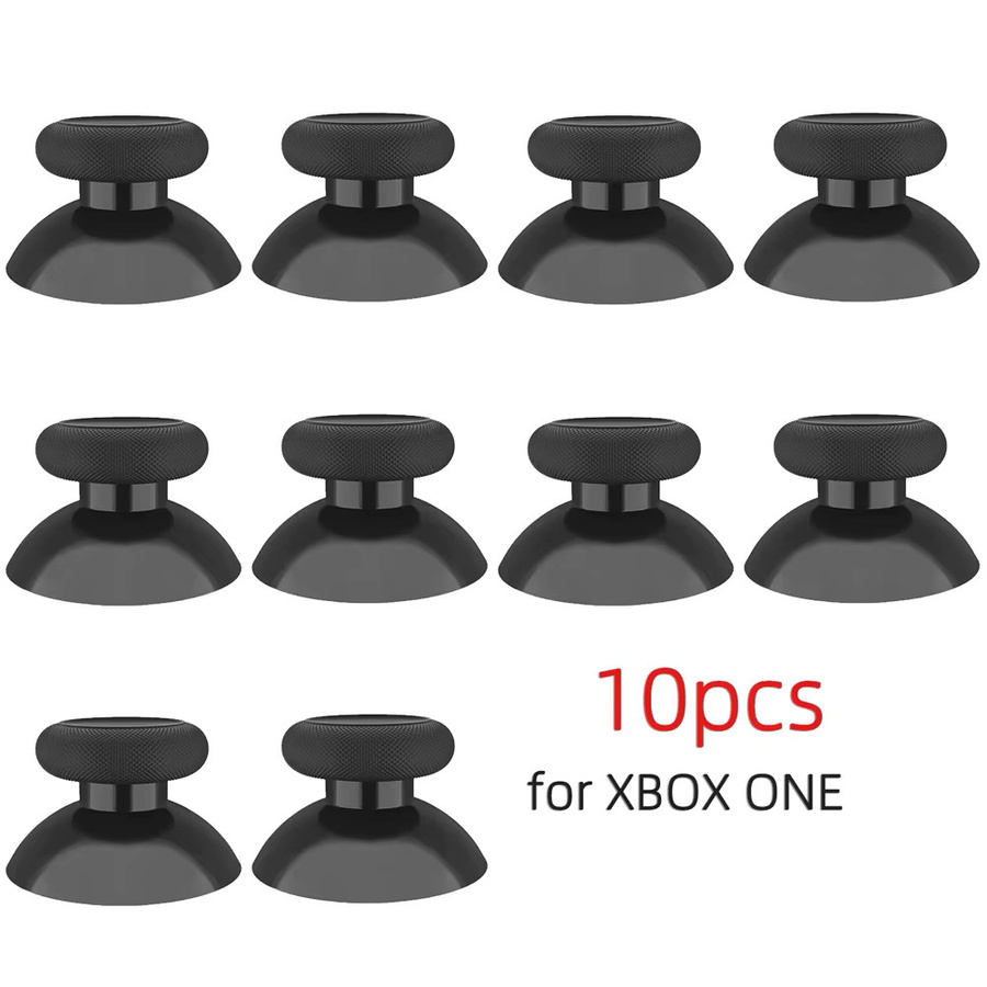 TECTINTER Ersatz-Joystick-Kappen für Xbox One/360 und PlayStation 5/4/3/2, analoge Daumen-Sticks in Schwarz, 10 Stück - Bild 2