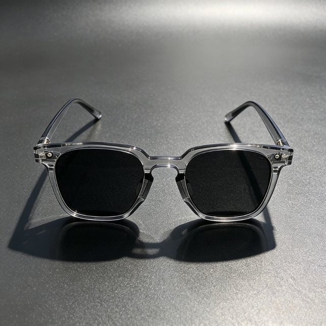 RUISIMO Sonnenbrille, quadratisch, Vollrand, Kunststoff, transparent, Unisex - Bild 1
