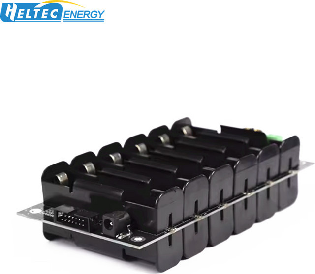 Heltecbms 21700 Batteriehalter 6S DIY-Kit mit 40A BMS und Balancer Board in Schwarz - Bild 1