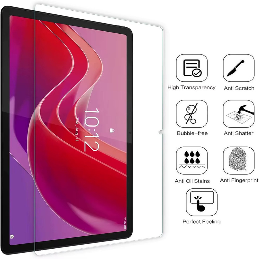 Lenovo Tab M11 11 Zoll 2024 Displayschutzfolie aus 9H gehärtetem Glas, transparent, kratzfest und anti-fingerabdruck - Bild 3