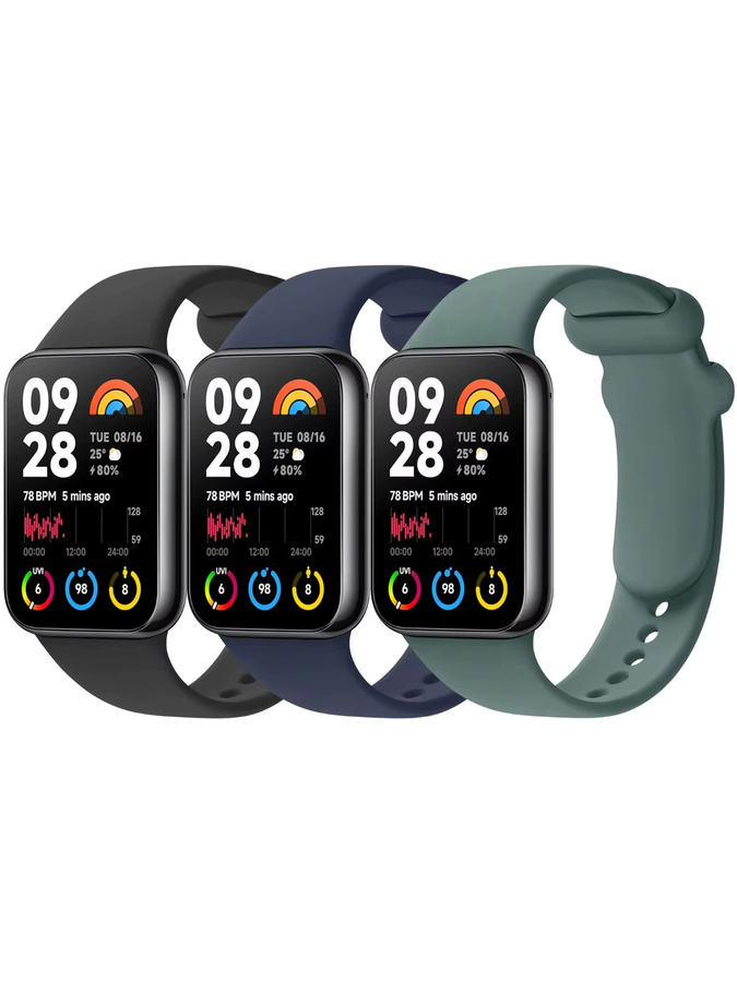 Xiaomi Uhrenarmband Silikon, Schwarz, Unisex - Bild 5