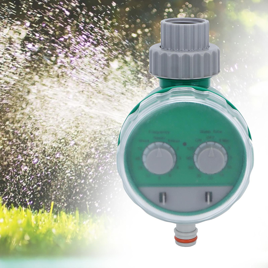 Elektronischer Bewässerungstimer mfySpace für deinen Garten, automatische Steuerung, schwarz - Bild 4