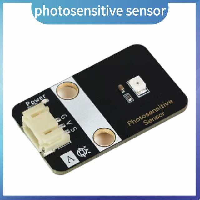 NullLab Fotowiderstands-Sensormodul zur Helligkeits- und Lichterkennung in Schwarz, kompatibel mit Lego, ESP32, MicroBit und Arduino - Bild 1
