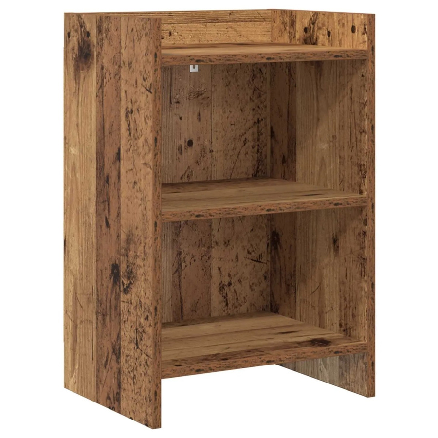 vidaXL Nachttisch aus Altholz in Braun, modern, B/T/H: 40 x 30 x 60 cm - Bild 2