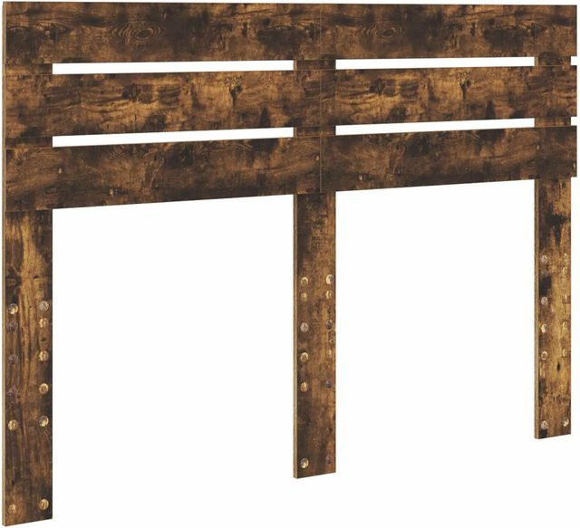 vidaXL Kopfteil aus Holzwerkstoff in Geräucherte Eiche, Breite: 150 cm - Bild 1