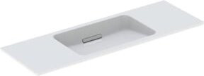 Geberit Waschtisch One Wandhängend aus Keramik in Weiß B/T: 120 x 40 cm - Bild 1