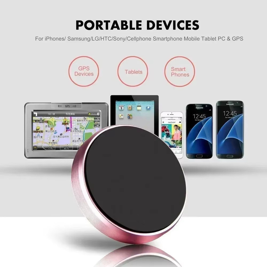 Universelle magnetische Auto-Handyhalterung in Schwarz für Dashboard und Wand, kompatibel mit iPhone, Xiaomi und Samsung - Bild 5