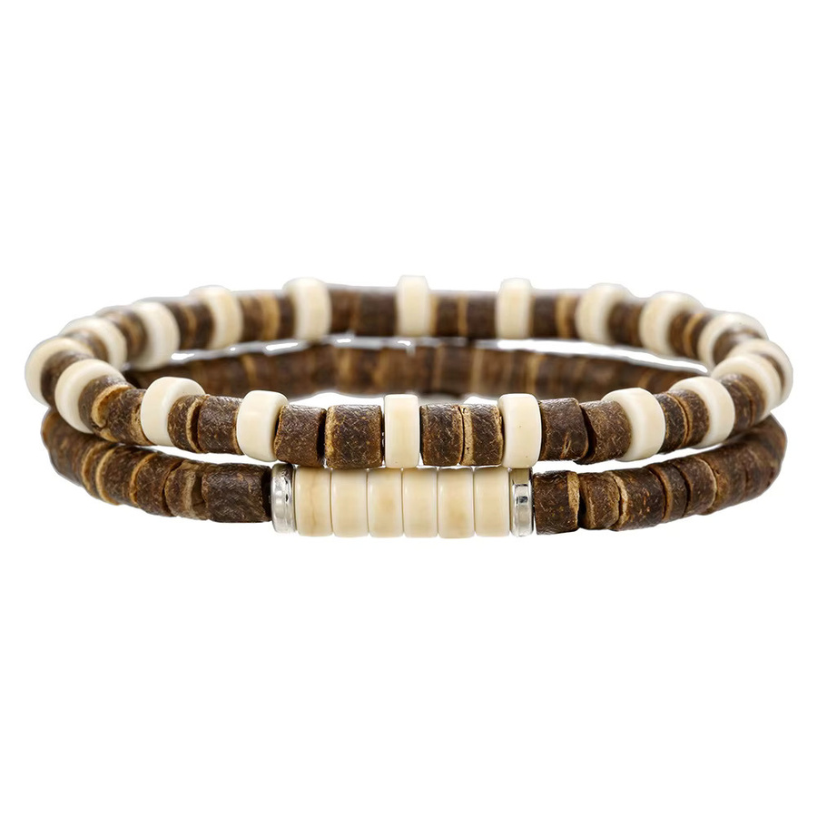 INGX Armband Set, Holz, Perle, Bunt, Unisex - Bild 2