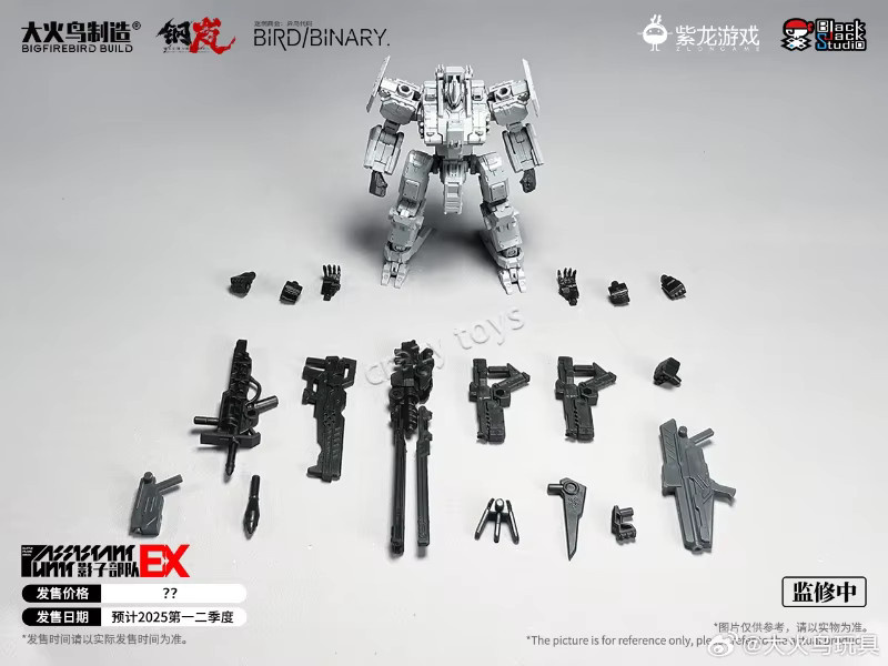 BIGFIREBIRD Mecharashi EXXR Shadow Force BIRD/BINARY, Mecha-Modellspielzeug, Kunststoff - Bild 2