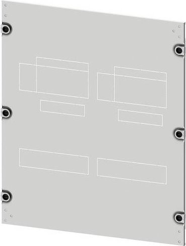 Siemens Blende 8PQ2060-6BA26 in Grau für Einbaugeräte - Bild 1