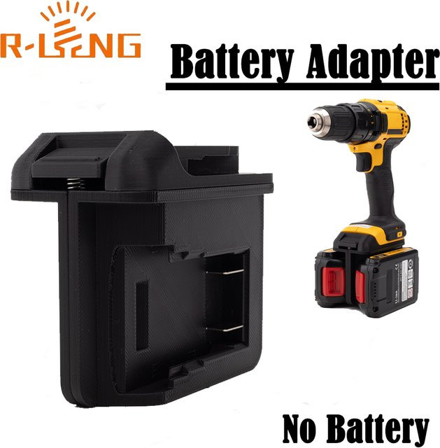 DeWalt 2-in-1 Elektroadapter-Konverter für 18V Li-Ion Dual-Akkus in Schwarz - Bild 1