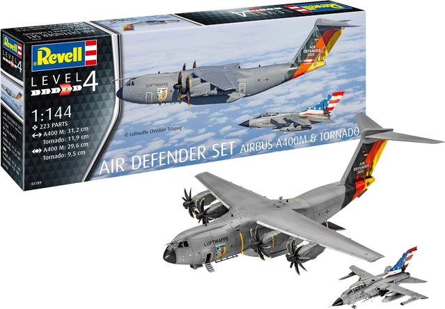 Revell Air Defender, Airbus A400M & Tornado, Modellbau, 1:144, ab 12 Jahre - Bild 2