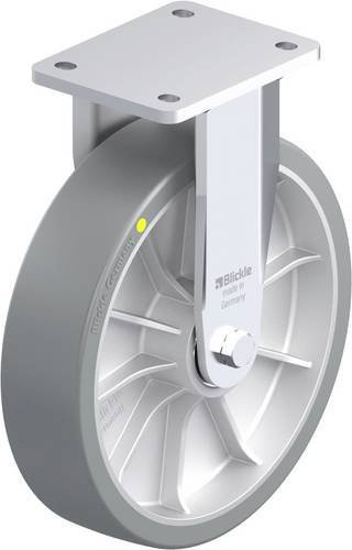 Blickle Schwerlast-Bockrolle BO-ALTH 252K-AS in Silber, Rad-Durchmesser: 250 mm, Tragfähigkeit: 1200 kg - Bild 1