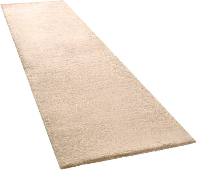 Fellteppich Fluffy in Sand, modern, pflegeleicht und fußbodenheizungsgeeignet, B/T: 80 x 300 cm - Bild 1
