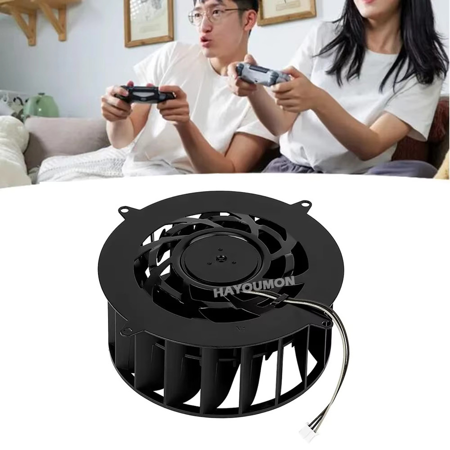 Sony Ersatz-Innenlüfter für PlayStation 5 Pro CFI-70XX CFI-7000 CFI-7021, 19-Blatt-CPU-Kühler in Schwarz - Bild 5