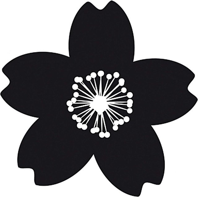 Rico Design Holzstempel Kirschblüte rund Durchmesser: 3,5 cm - Bild 1