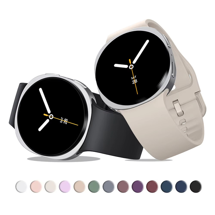 Uhrenarmband Silikon, Schwarz, Samsung Galaxy Watch 8, Unisex - Bild 2