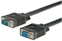 Roline VGA Verlängerungskabel HD15 mit Stecker und Buchse, Schwarz, 10,0 m - Bild 2