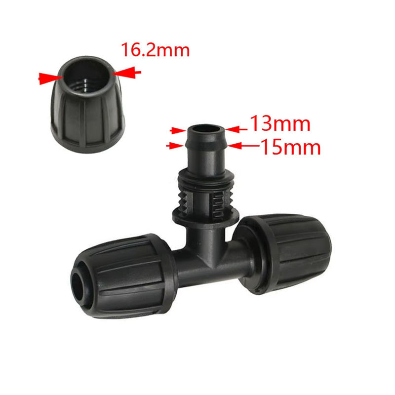 WHWH PE Schlauch Verbindungsstücke Set mit Barb Ellenbogen und Steckern für 16mm PE Rohre, Größen: 1/2 x 3/8 x 1/4 x 1/8 Zoll - Bild 2