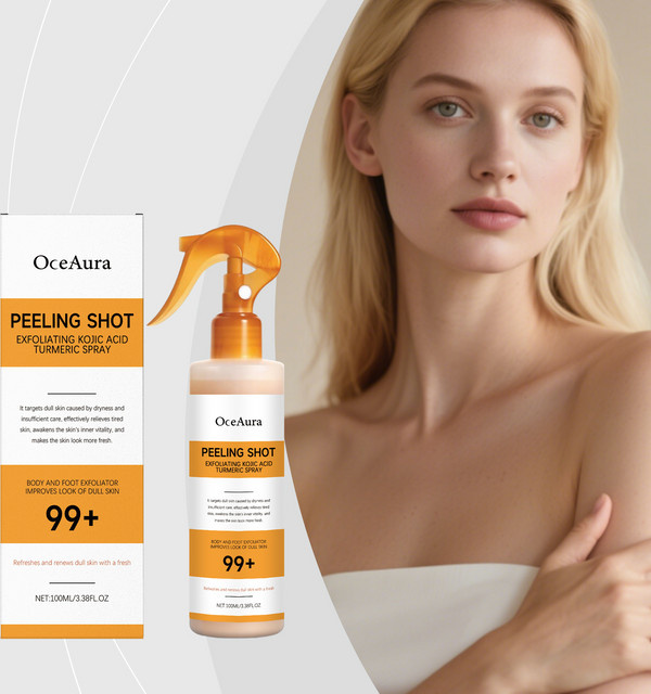OceAura Kojisäure-Kurkuma-Spray, Exfolierendes Peeling, Gesicht, Unisex - Bild 1