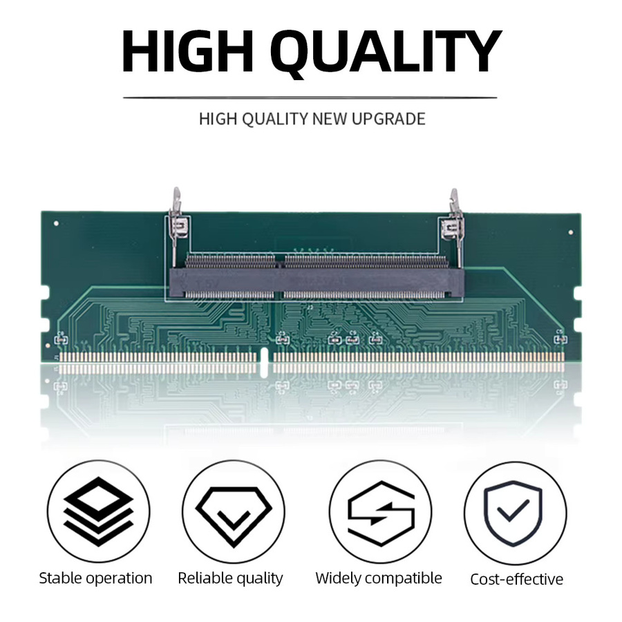 APWIKOGER DDR3 DDR4 Speicher Adapter Karte von SO-DIMM zu PC DIMM für Laptop zu Desktop - Bild 4