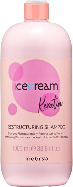Inebrya Ice Cream Keratin Shampoo, 1000 ml - Bild 1