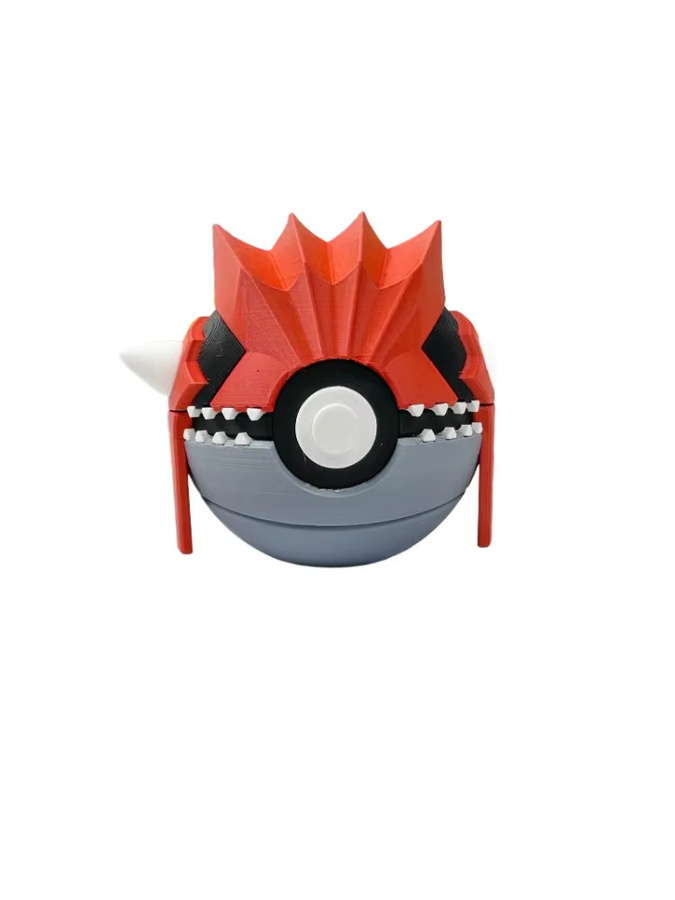 Bandai Pokémon Groudon Rayquaza Kyogre Poké Ball 3D-Druckmodell, 7cm - Bild 4