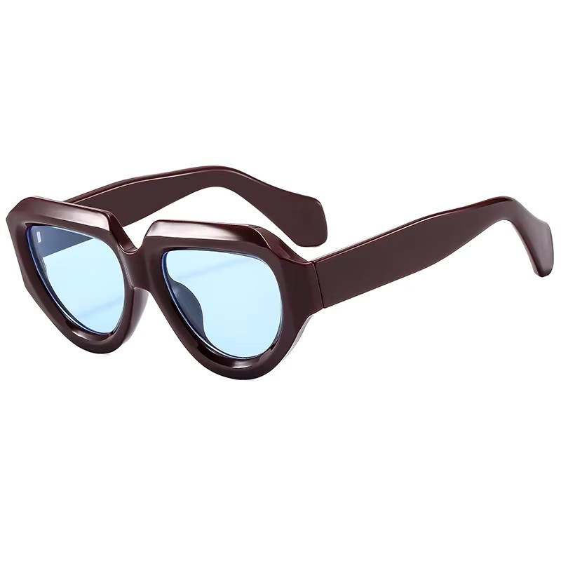 BYLEN Sonnenbrille, oval, Vollrand, Kunststoff, braun - Bild 2