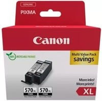 Canon PGI-570XL PGBK Tintenpatronen Doppelpack Schwarz für PIXMA Drucker - Bild 1