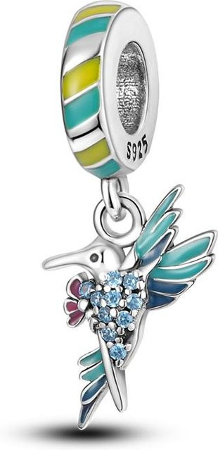 YIRAN Jewelry Charm Anhänger, Messing, Kupferbeschichtet, Blau, Damen - Bild 1