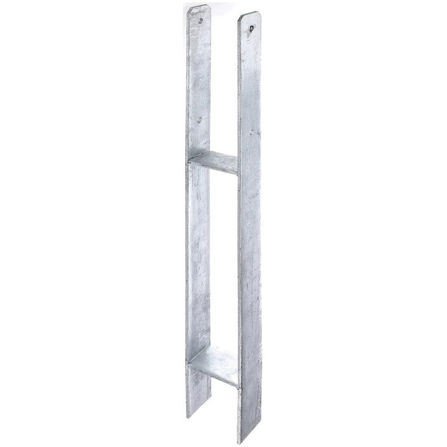 GAH Alberts H-Pfostenträger aus Stahl, Feuerverzinkt, Farbe: Silber, B/T/H: 91 x 60 x 80 mm - Bild 2