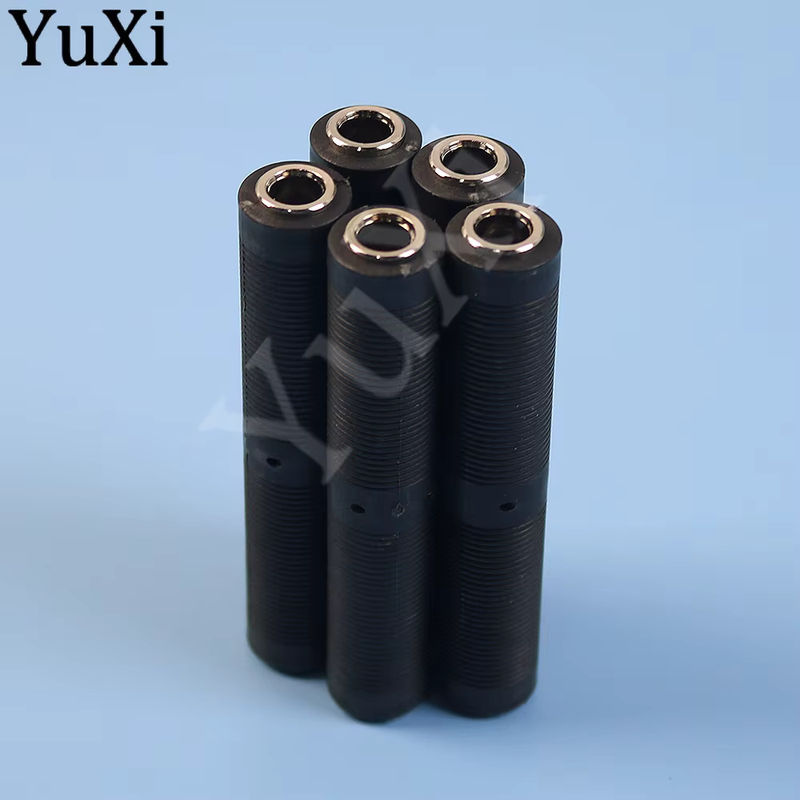 YuXi Audio Stereo Jack Adapter Buchse auf Buchse Konverter für Mikrofon und Lautsprecher, Schwarz, 3,5 mm Jack - Bild 4