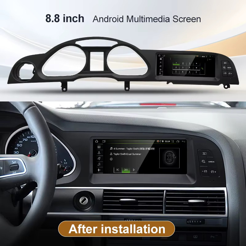 STWEI Auto-Multimedia-Gerät für AUDI A6 C6 mit 8,8 Zoll Bildschirm, Qualcomm Snapdragon, Schwarz, mit drahtlosem Android Auto und CarPlay - Bild 3