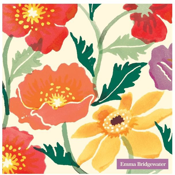 Emma Bridgewater Serviette Kosmos und Mohn, 5 Stück, Mehrfarbig - Bild 1
