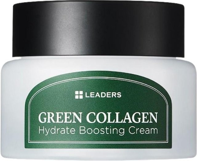 LEADERS Green Collagen Hydrate Boosting Cream, Gesichtscreme, 50 ml, Trockene Haut - Bild 1