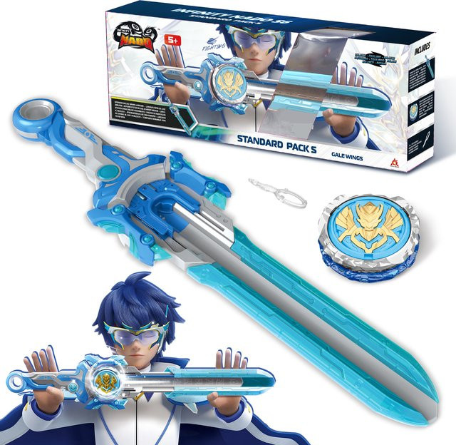 Infinity Nado Spirit Wind Panda, Metall-Kreisel, mit Schwert-Launcher - Bild 1