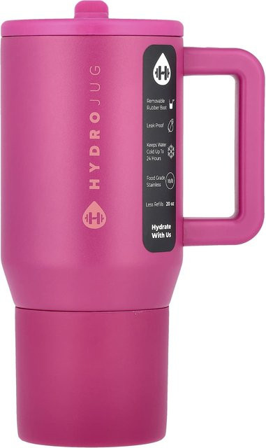 HydroJug Troubler Tumbler in Harvest Berry Pink, 20 Oz - Bild 1