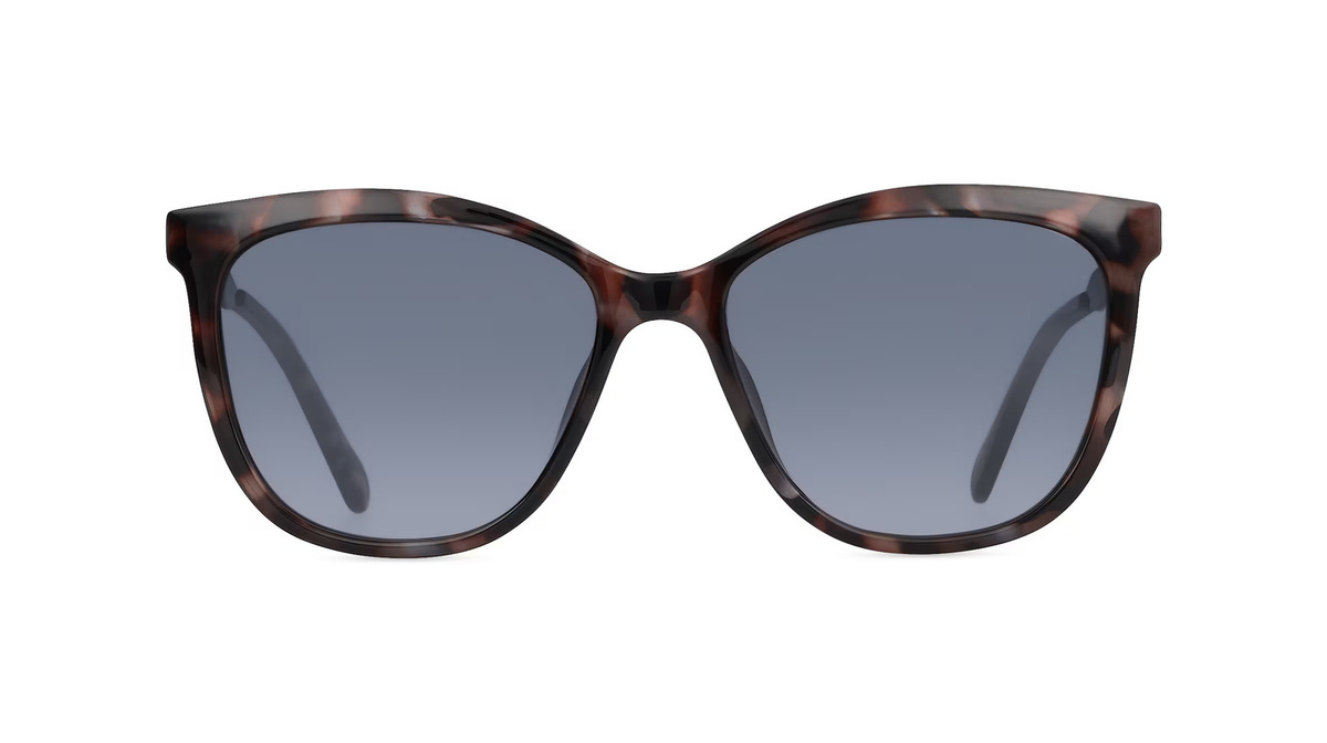 Fossil 3142/S Sonnenbrille, Damen, Vollrand, Quadratisch, Kunststoff, Grau - Bild 1