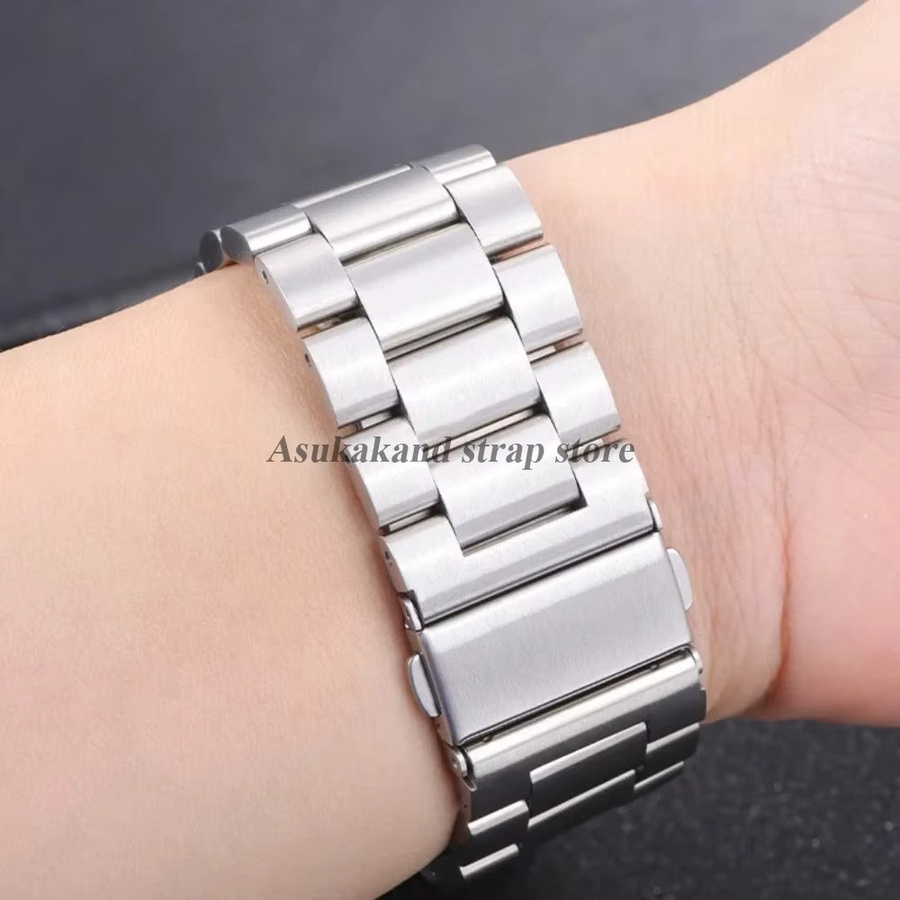 asukaband Uhrenarmband Edelstahl, Silber, Unisex - Bild 3