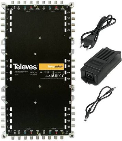 Televes MS924NCQ SAT Multischalter in Schwarz - Bild 1