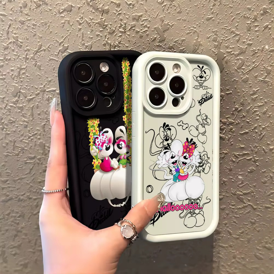 Handyhülle mit niedlichem Cartoon-D-Diddls Design für Google Pixel 10, 9, 9A, 8, 8A, 7, 7A Pro und XL, weiche Silikon-TPU-Rückseite, Multicolour - Bild 3
