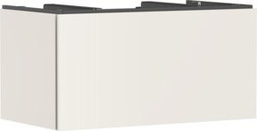 hansgrohe Waschtischunterschrank Xilesa E 1 mit einem Schubkasten, sandbeige matt, Breite: 98 cm, Tiefe: 55 cm - Bild 1