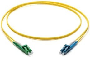 Corning LWL-Patchkabel LC(APC)/LC OS2 in Gelb, Länge: 1 m - Bild 1