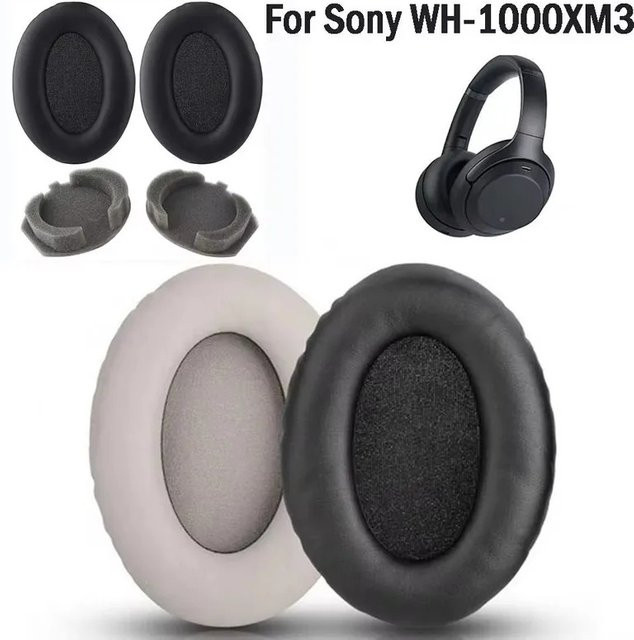 Sony Ersatz-Ohrpolster für WH-1000XM3 Over-Ear Kopfhörer in Schwarz oder Braun - Bild 1