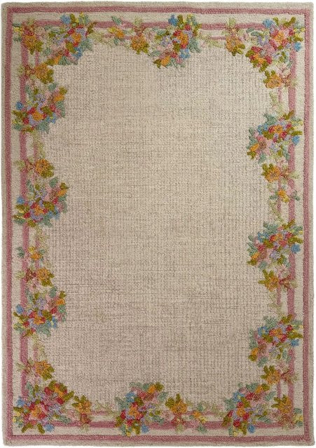 Flair Rugs Wollteppich Elise Floral Handgeknüpft Mehrfarbig B: 140 cm, T: 200 cm - Bild 1