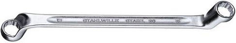 Stahlwille Doppelringschlüssel in Silber aus Edelstahl mit den Schlüsselweiten 11/16 x 13/16 Zoll - Bild 1