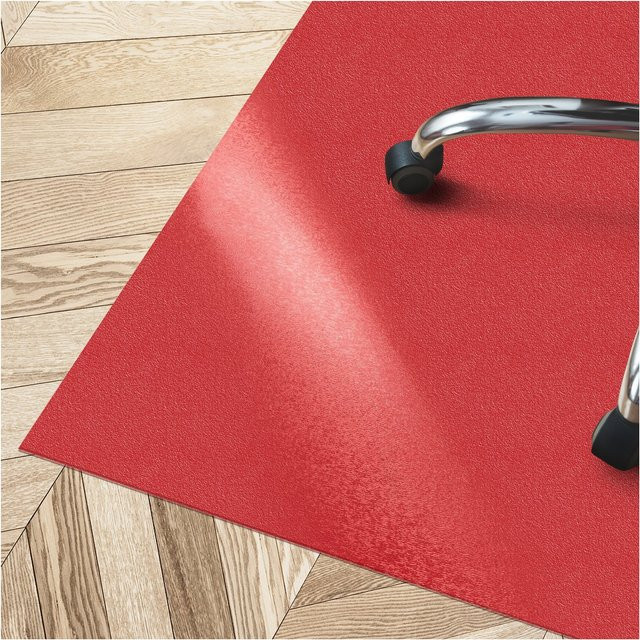 floordirekt Bodenschutzmatte Kleopatra in Rot mit abgeschrägter Kante - Bild 1
