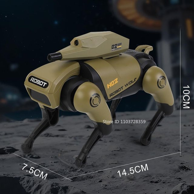 Linyi toy car Roboter Wolf Spielzeugmodell, Legierung, mit Licht und Ton, ab 14 Jahren - Bild 1