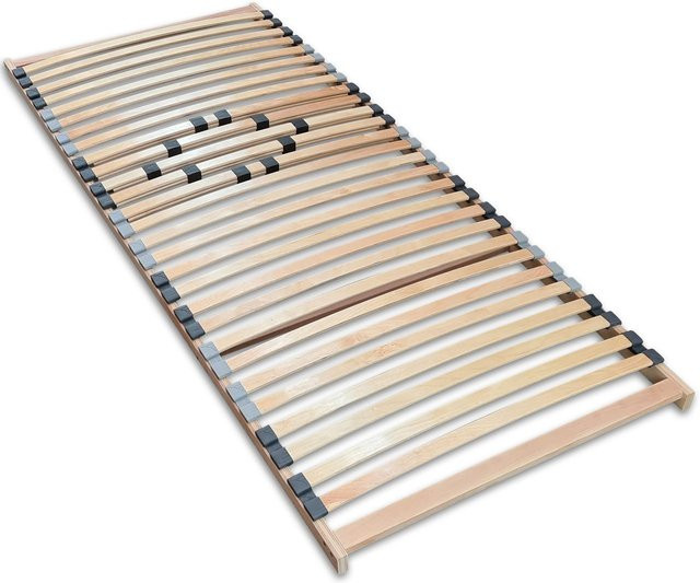 Coemo XXL Lattenrost extra stabil aus Buche und Birke Schichtholz, Farbe Braun, B/T: 80 x 200 cm - Bild 1